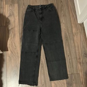 Hollister black dad jeans